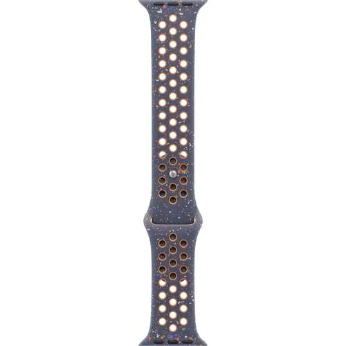 Apple Watch Nike Sport Band 46 mm S/M Blue Flame - Apple Watch Zubehör, widerstandsfähig und atmungsaktiv durch perforierte Struktur, ideal für Sport und Alltag mit hohem Tragekomfort.