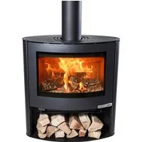 Aduro 15-2 Kaminofen – Stahl schwarz, 6,5 kW - Kaminöfen, energieeffizient mit EEK A, sorgt für wohlige Wärme und gemütliche Atmosphäre in Ihrem Zuhause.