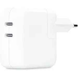Apple 35W Dual USB C Port Power Adapter - Lade zwei Geräte gleichzeitig, ideal für MacBook Air, iPhone und mehr!