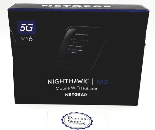 Netgear Nighthawk M3 - WiFi 6 4G/5G Mobile Router - Router mit Wi-Fi 6, bietet Geschwindigkeiten bis zu 3600 MBit/s für blitzschnelles Internet unterwegs. Ideal für Streaming und Gaming.