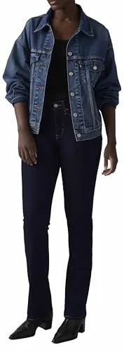 Levi's 315 Shaping Bootcut Hose für Damen, Dunkelblau, 32W / 32L - Figurschmeichelnde Bootcut Jeans mit Stretchanteil für optimalen Tragekomfort. Betont die Kurven und verlängert die Beine für einen harmonischen Look.