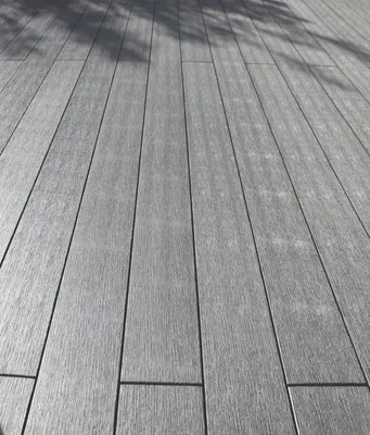 Konsta WPC Terrassendiele Nativo Used Wood Vollprofil beschichtet hellgrau 22,5x142x3000 mm