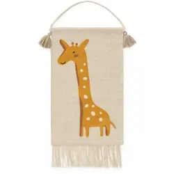 Lytte Wanddeko, Gelb, Textil, Freiform, 45x75 cm, pflegeleicht, Teppiche & Böden, Teppiche