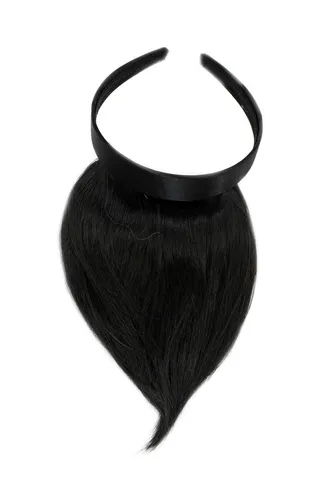 Clip-in Pony mit Haarreif für besonders natürliche Wirkung Dunkelbraun HA073T-3