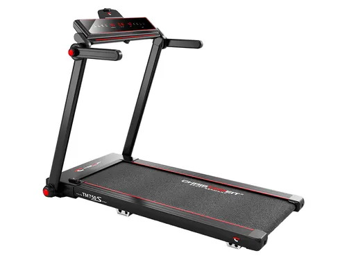 Christopeit Sport Laufband "TM 750S" - 16 Trainingsprogramme, 900 Watt, platzsparend mit Transportrollen und optionaler Herzfrequenzmessung