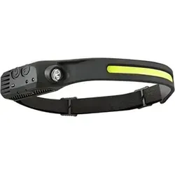 Wiederaufladbare LED Stirnlampe mit Bewegungssensor - Stirnlampen mit 350 Lumen und IPX-4 Wasserschutz, ideal für Outdoor-Aktivitäten. 5 Leuchtmodi und bis zu 6 Stunden Leuchtzeit bieten vielseitige Nutzungsmöglichkeiten.