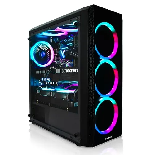 Greed MK2 - High End Gaming PC, Intel Core i9 10900F + Nvidia Geforce RTX 4060, 32 GB RAM, 1 TB SSD, 4K Raytracing und RGB Design für unvergessliches Gaming-Erlebnis