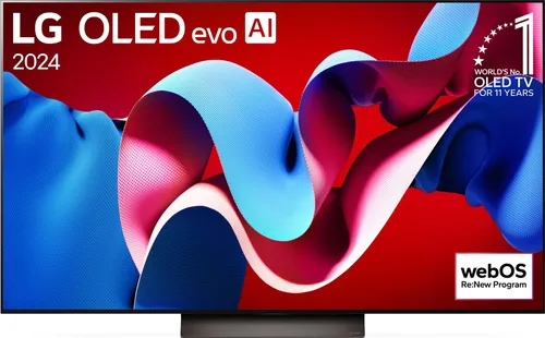 OLED55C47LA - 55 Zoll 4K Ultra HD Smart TV, beeindruckende OLED-Farben und vielseitige Smart-Funktionen für ein ultimatives Fernseherlebnis