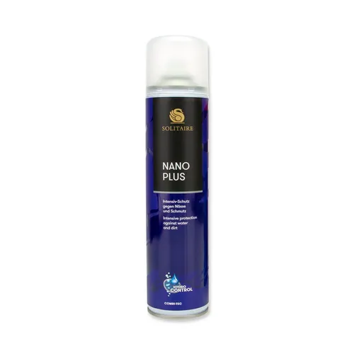 Solitaire Imprägnier Spray Nano Plus mit Abperl Effekt - Schuhcreme & Pflegeprodukte, schützt effektiv vor Nässe und Schmutz mit einem innovativen Abperl Effekt für langanhaltende Frische.