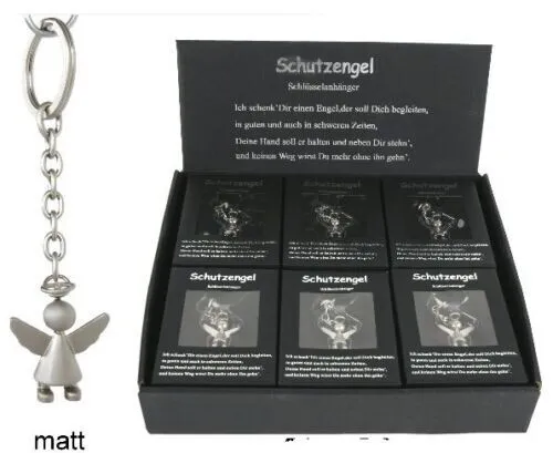 Schutzengel Schlüsselanhänger silber mattl Engel Fahrschule Beschützer*  Auto