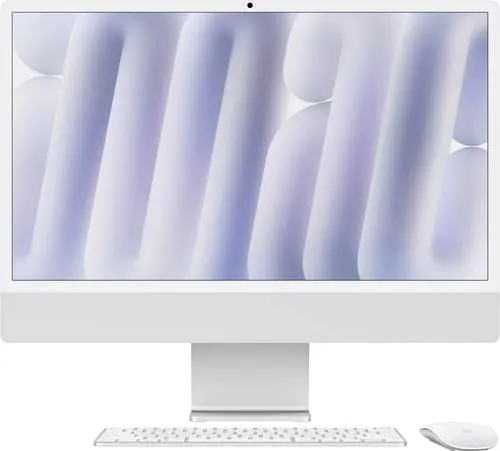 Apple iMac MCR24D A - 24" All-in-One PC mit M4 10-Core Chip, 24GB RAM und 512GB SSD, beeindruckendes 4,5K Retina Display und modernste Konnektivität