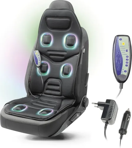 Walser Massage Sitzauflage Auto Relax Drive - Sitzauflagen für pure Entspannung im Auto oder Zuhause mit 5 Massageprogrammen und individuell einstellbaren Intensitätsstufen.