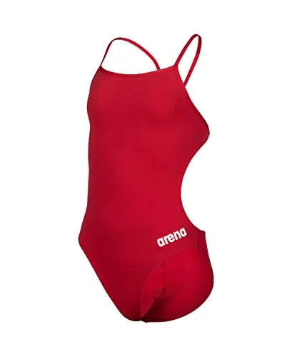 ARENA Mädchen Girl's Team Swimsuit Challenge Solid - Bademode: Komfortabler, schnelltrocknender Einteiler aus umweltfreundlichem MaxLife Eco-Gewebe mit hervorragender Chlorbeständigkeit und UV-Schutz für junge Schwimmerinnen.