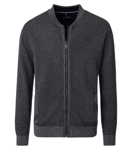 CASAMODA Strickjacke 454479100 - Cardigans aus hochwertiger Baumwolle, zeitloses Basic mit klassischem Rundhalsausschnitt und angenehmem Tragegefühl – ideal für vielseitige Outfits.