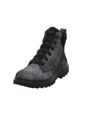 superfit Leder-Winterboots "Abby Nova" in Anthrazit, Größe 36 - Wanderschuhe für Kinder mit wasserdichter Gore-Tex-Membran, ideal für kalte Tage. Robuste und rutschhemmende Sohle sorgt für sicheren Halt beim Spielen.