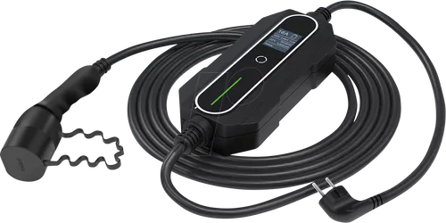EM2GO Take AC Portable EV Lader 3.6kW - Wallbox für Elektroautos mit RCMU Sicherheit, tragbar und ideal für flexibles Laden unterwegs.