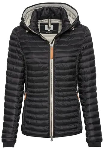 camel active Damen Leichte Steppjacke aus recyceltem Polyamid - Funktionsjacken mit elastischem Strickeinsatz für optimale Bewegungsfreiheit, winddicht und wasserabweisend – perfekt für aktive Frauen!