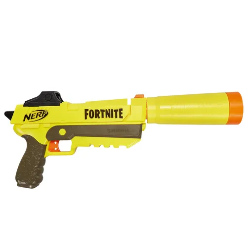 Nerf Elite Fortnite SP-L Blaster - Spielzeug-Schaumstoff-Blaster mit abnehmbarem Lauf und 6 Nerf Elite Darts für authentisches Fortnite-Gameplay und maximale Anpassungsfähigkeit.