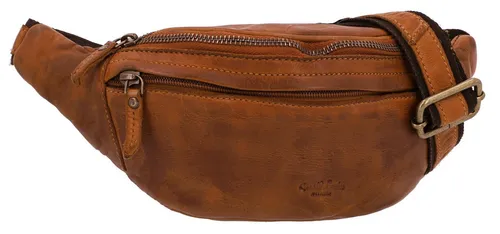 Gusti Gürteltasche Leder Spencer I Bauchtasche aus Echtleder - Mode-Hüfttaschen mit zeitlosem Vintage Look, ideal für Reisen und Freizeit – robustes Rindsleder und verstellbarer Gurt für optimalen Tragekomfort.