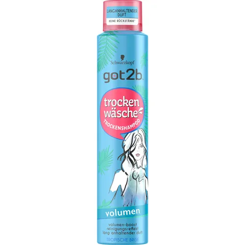 Schwarzkopf Got2b Trockenwäsche Trockenshampoo Volumen 200ml