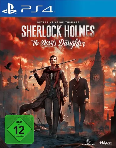 Sherlock Holmes: The Devil's Daughter - Detektivspiel - Actionreiches Detektivspiel für PlayStation 4, das in einem detaillierten viktorianischen London spielt und Spieler mit fünf spannenden Fällen herausfordert.