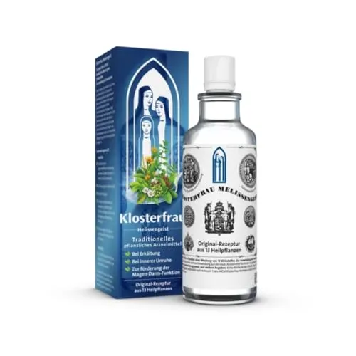 Klosterfrau Melissengeist 330 ML - Traditionelles Arzneimittel - Arzneimittel zur Stärkung des Allgemeinbefindens, fördert die Schlafbereitschaft und unterstützt die Hautdurchblutung bei Muskelverspannungen.