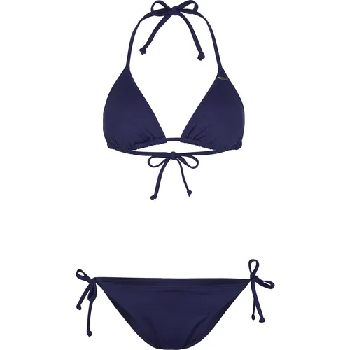 O'Neill Bustier-Bikini ESSENTIALS CAPRI - BONDEY BIKINI SET - Neckholder-Bikini in blueberry ca, mit Bindebändern für individuellen Sitz, sportlich und pflegeleicht – ideal für den Sommer!