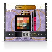 Nyx Professional Make Up Lidschatten Vegan Eye Pass Limited Edition - Augenpflege-Set mit 3 veganen Lidschatten, ideal für kreative Looks und umweltbewusste Beauty-Liebhaber.