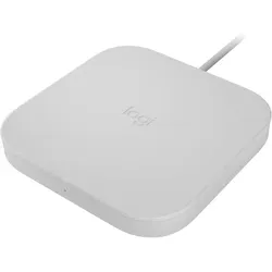 Logitech POWERED Wireless Charging Pad - Handy Ladegerät - Kabelloses Aufladen für Smartphones und AirPods, einfach und sicher mit 10 W Leistung, ideal für den täglichen Gebrauch.