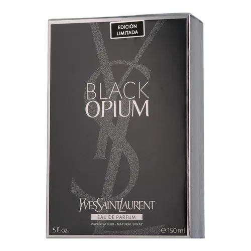 Yves Saint Laurent Black Opium Eau de Parfum Spray 150 ml - Damen Parfum mit verführerischem Duftprofil, kombiniert rosa Pfeffer, Kaffee und Vanille für ein unvergessliches Dufterlebnis.