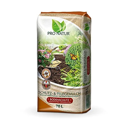 Pro Natur Rindenmulch 70l - Pflege und Schutz für Ihre Pflanzen - Pro Natur Rindenmulch 70l bietet effektiven Schutz und Pflege für Ihre Pflanzen. Ideal zur Verbesserung des Bodenklimas und zur Reduzierung von Unkraut.