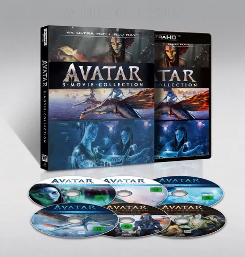 Avatar Fire and Ash Steelbook BR3D (+ Blu-ray) (+ Bonus - 4 Disc Ed. NEU OVP - Erleben Sie den epischen Sci-Fi-Film Avatar in der exklusiven Steelbook-Edition. Hochwertige 4K UHD Blu-ray mit Bonusmaterial. Perfekt für Filmfans und Sammler!
