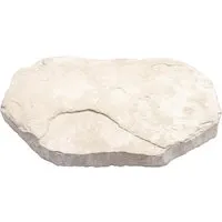 Kann Trittstein Nativa 56 x 42 x 4 cm aus Kalkstein - Trittsteine, ideal für Gartenwege, bieten eine natürliche Optik und sind besonders langlebig und witterungsbeständig.