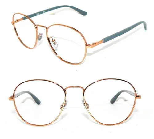 RAY BAN HEXAGONAL Brille Gold 3694 3094 - Jim John 6465 - Brillenfassungen für Unisex Erwachsene mit geometrischem Stil und luxuriösem goldenen Metallrahmen. Ideal für trendbewusste Fashionistas.