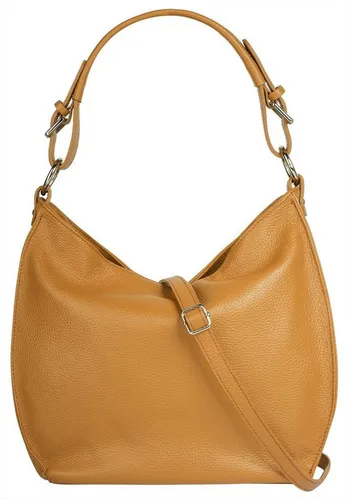 Shopper SAMANTHA LOOK - Elegante Damen Handtasche aus echtem Leder - Handtaschen aus 100% Rindleder, Made in Italy. Geräumiges Hauptfach mit Reißverschluss und Smartphonefach für optimale Organisation. Vielseitig tragbar mit Henkel und abnehmbarem Schultergurt.