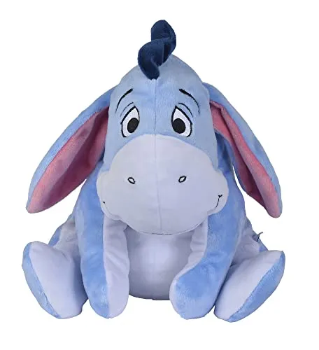 Disney Winnie Puuh Kuscheltier "I-Aah" - Blau - Kuscheltier für Babys ab Geburt, aus weichem Plüsch, ideal zum Kuscheln und Spielen, inspiriert von Disney-Figuren.