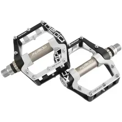 XPEDO MTB/Plattform Pedal FACEOFF 18 - Vibrationen reduzieren - Fahrradpedale mit MDU-Elastomeren zur Absorption von Fahrvibrationen. Ideal für Gelenkschutz, robuster Aluminiumkörper und 40 wechselbare Pins für optimalen Grip.