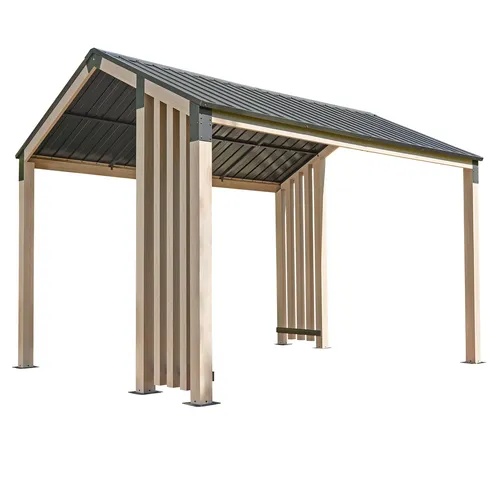 Sojag Pavillon "Lito 1012" mit Satteldach - Eleganter Sojag Pavillon "Lito 1012" mit Satteldach. Robuste Aluminiumkonstruktion und modernes Design für stilvolle Garten- und Terrassennutzung.