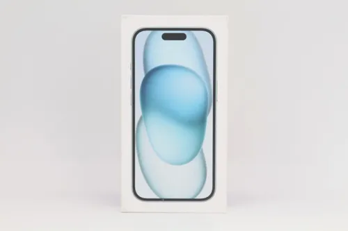 Apple iPhone 15 (128 GB) - Blau, Dynamic Island, 48 MP Kamera, A16 Chip, wasser- und staubgeschützt, USB-C und Notruf SOS über Satellit