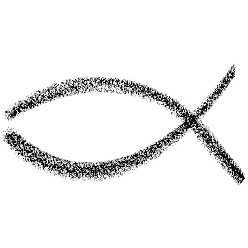 RAYHER HOBBY Rayher Stempel Holz „Fisch“, 3 x 6 cm, Holzstempel zum Gestalten von Karten, Umschlägen, Geschenken, Motivstempel, Stempel Kommunion, Butterer Stempel, 28799000