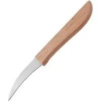 Nirosta Schälmesser mit Holzgriff Grandma, 6cm Klinge 41709