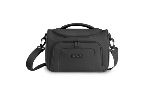 REDOLZ Beauty-Case Kulturtasche | 31 x 19 x 21 cm für Damen & Herren - Sport-Kosmetikbeutel mit abnehmbarem Schultergurt und Aufsteckfunktion für sicheres Reisen. Robustes Material und viele Fächer für optimale Organisation deiner Beautyprodukte.