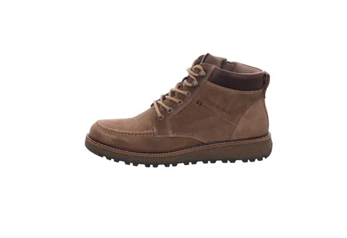 PIUS GABOR Schnürstiefelette aus Leder - Wanderschuhe für Herren in Größe 44, aus weichem Veloursleder mit praktischem Reißverschluss für einfachen Einstieg und hohem Tragekomfort dank Latex-Wechselfußbett. Ideal für lässige Alltagslooks.