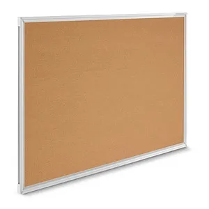 Magnetoplan Pinnwand Design SP 12175 - 90 x 60 cm, aus Naturkork mit Aluminiumrahmen, selbstheilende Oberfläche und elegantes Design für vielseitige Nutzung