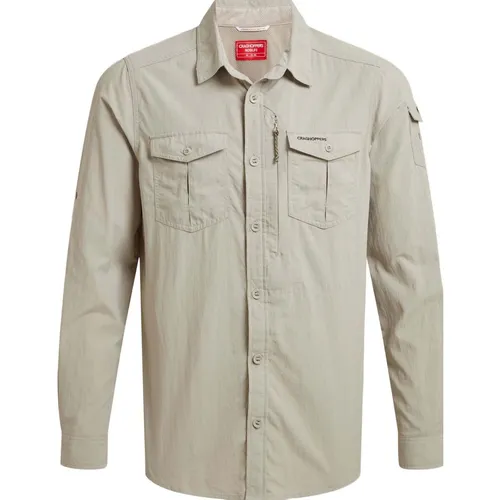 Craghoppers NosiLife Adventure III Long Sleeved Shirt - Sporthemden für Herren mit insektenabwehrender NosiLife Technologie, feuchtigkeitsregulierend und ideal für Reisen – knitterarm und leicht.