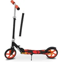 ArtSport Cityroller Fire mit XXL Rädern - Roller/Kickboards, klappbar und tragbar, ideal für Kinder ab 4 Jahren bis 100 kg, ausgestattet mit XXL Rädern und Hinterradreibungsbremse für sicheres Fahren.