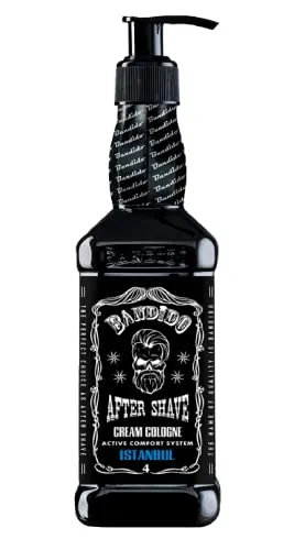 Bandido After Shave Cream Cologne Lotion Men 350ml Herren Balsam nach der Rasur- Nassrasur pflegt und kühlt Balm Creme Herren Pflege Sensible Haut (Sport)