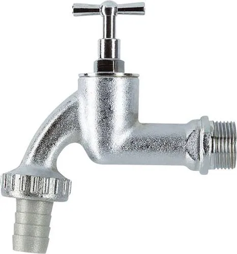 Gardena Wasserhahn mit Schlauchverschraubung 26,5 mm - Robuster Wasserhahn für Innen und Außen mit verchromter Oberfläche. Ideal zur einfachen Schlauchverbindung und regulierbaren Wassermenge für vielseitigen Einsatz.