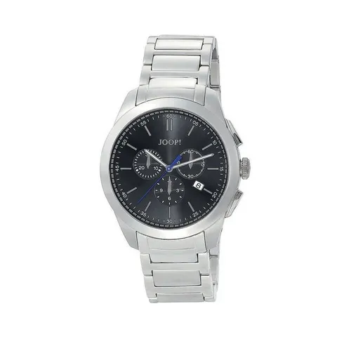 JOOP! Chronograph JP100711F08 - Elegante Armbanduhr mit Chronograph und Datumsanzeige, blauer Sekundenzeiger für einen stilvollen Akzent. Wasserdicht bis 5 bar, ideal für jeden Anlass.