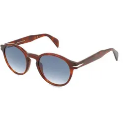 David Beckham DB 1178/S Herren-Sonnenbrille Vollrand Panto Acetat-Gestell, braun